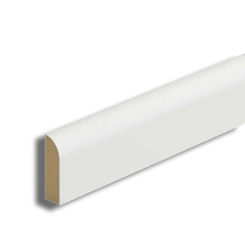 18mm x 100mm x 4.4M Primed MDF Large Round Skirting