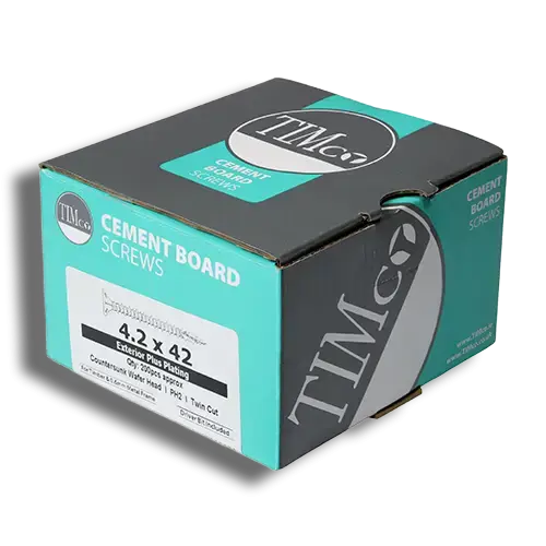 4.2x32 Box200 Cement Board Screws PH Twin Cut Exterior Plus Grey