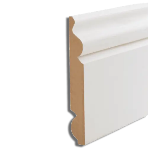 18mm x 119mm x 4.4M Primed MDF Torus/Ogee Skirting
