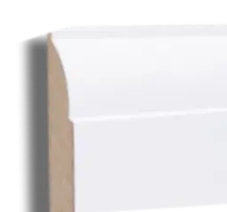 18mm x 100mm x 4.4M Primed MDF Ovolo Skirting