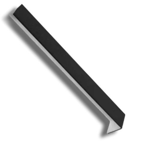 Black Fascia Board Corner 300mm