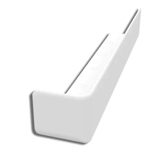 White Fascia Board Corner 300mm