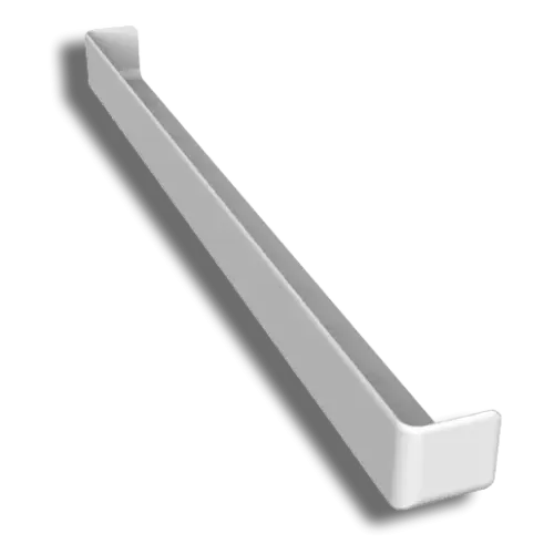 White Fascia Board Corner 600mm