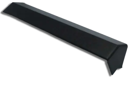 Black Fascia External 135' Corner 300mm