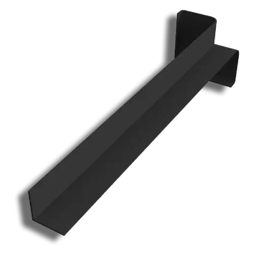 Black Internal Fascia Board Corner 300mm