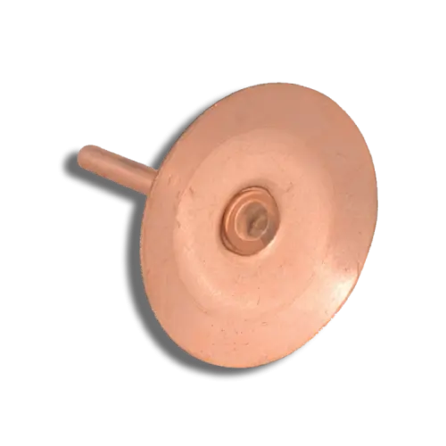 Samac Copper Disc Rivets PK 1000