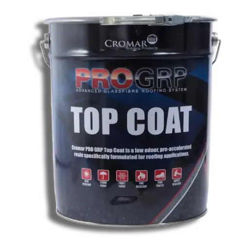Cromar GRP 20kg Roofing Topcoat (34m2 Avg Coverage)