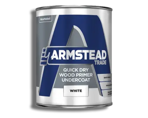 1L Armstead Trade Quick Dry Wood Primer Undercoat White