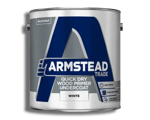 2.5L Armstead Trade White Quick Dry Wood Primer Undercoat