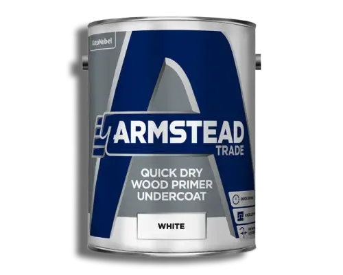 5L Armstead Trade Quick Dry Wood Primer Undercoat White