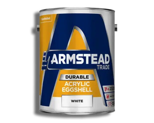5L Armstead Trade Durable Acrylic Eggshell White