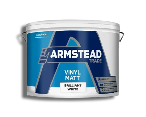 10L Armstead Trade Vinyl Matt Pure Brilliant White