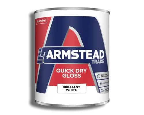 1L Armstead Trade Pure Brilliant White Quick Dry Gloss