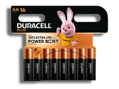 AA Cell Plus with Power Boost Batteries (Pack 16)
