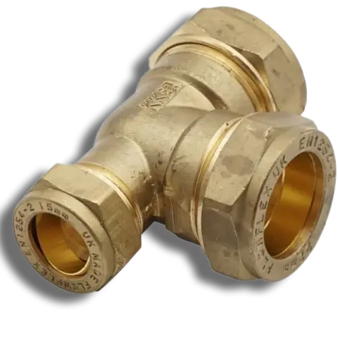 Compression Reducing Tee 22 x 15 x 22mm