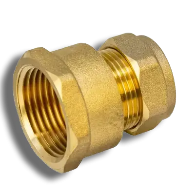 Compression Female Straight Coupling 28mm x 1"