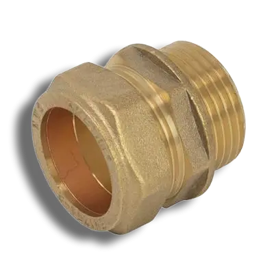 Compression Male Straight Coupling 15mm x 3/8"