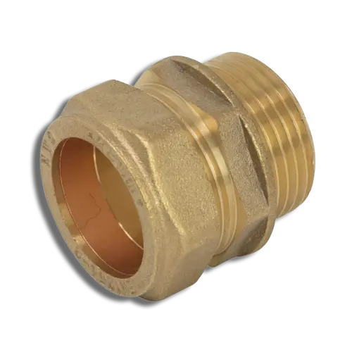 Compression Male Straight Coupling 15mm x 1/2"