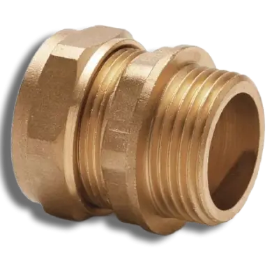 Compression Male Straight Coupling 28mm x 1"