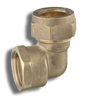Compresion Elbow Adaptor Female 15mm x 1/2"