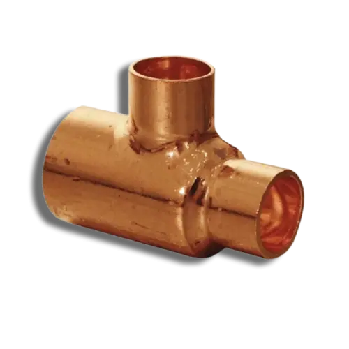 End Feed One End & Branch Reducing Tee 28mm x 22mm x 22mm