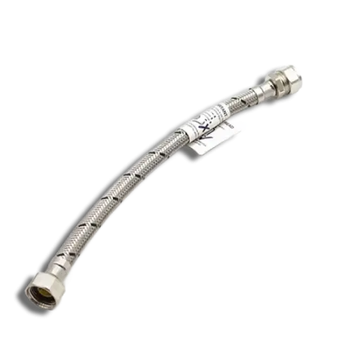 Flexible Tap Connector 15mm x 1/2'' x 300mm