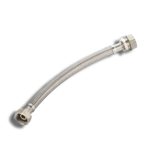 Flexible Tap Connector 12.5mm Bore 22mm x 1/2" x 500mm