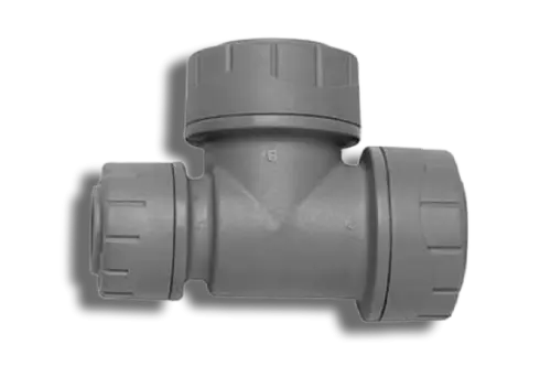 Polyplumb End Reduced Tee 28mm x 22mm x 28mm