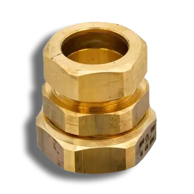 Gastite® XR2™ Copper Compression Coupler Brass DN35mm x 28mm