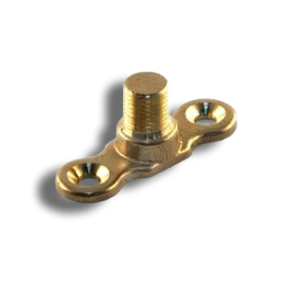 Brass Back Plate Male M10 10mm (6090061) - EpicCentre Supply Ltd