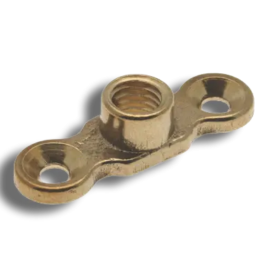 Brass Back Plate Female M10 10mm (6090060) - EpicCentre Supply Ltd
