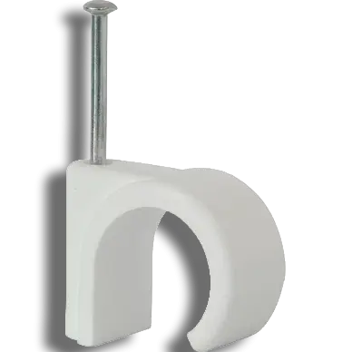 Nail In Pipe Clip White 28mm PK 50 (6090082) - EpicCentre Supply Ltd