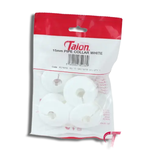Pipe Collar White 22mm (6090085) - EpicCentre Supply Ltd