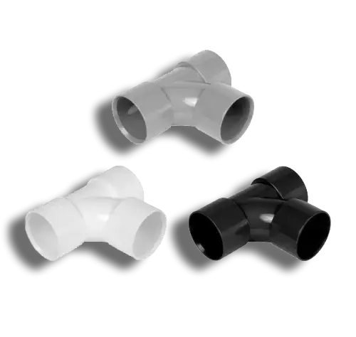 Solvent Weld Tee 90° Range
