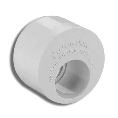 Solvent Weld Overflow Reducer Grey 40mm x 22mm