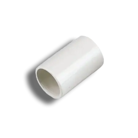 Overflow Straight Connector White 22mm