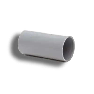 Overflow Straight Connector Grey 22mm