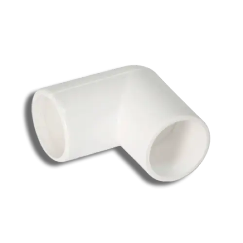 Overflow Bend 90' White 22mm