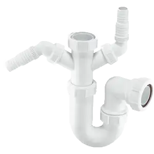 McAlpine 11/2" WM11 Washing Machine Trap with 2 Inlet Connections