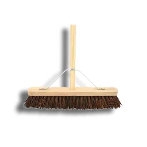 600mm Stiff Bassine Broom Head With Stay & Handle