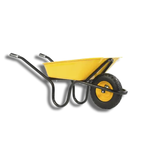Haemmerlin Alpha Original 90L Puncture Free Wheelbarrow Yellow