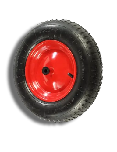 Haemmerlin PW350 Pneumatic Wheel 3.50-8 Red Metal Rim