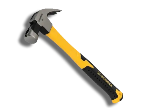Roughneck Claw Hammer Fibreglass Shaft 454g