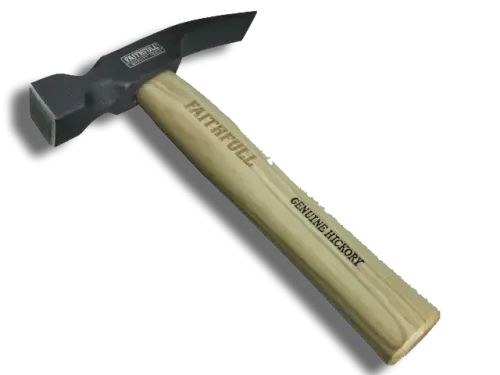 Faithfull Short Pattern Brick Hammer 830g