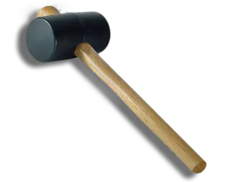 Faithfull Rubber Mallet Black 794g