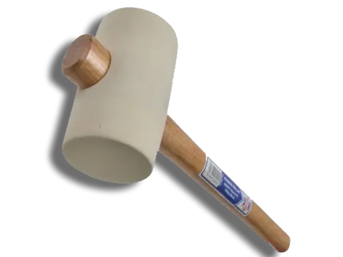 Faithfull Rubber Mallet - White 794g (28oz)