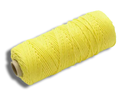Faithfull Hi-Vis Nylon Brick Line 100m Yellow