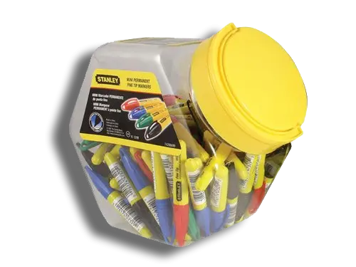 STANLEY Mini Fine Tip Marker - Mixed Colours STA147329