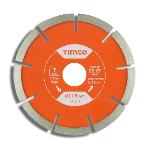 Mortar Raking Diamond Blade - Segmented 115 x 22.2