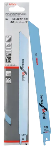 Bosch S1122AF Flexible for Metal 225mm 24TP Pk5